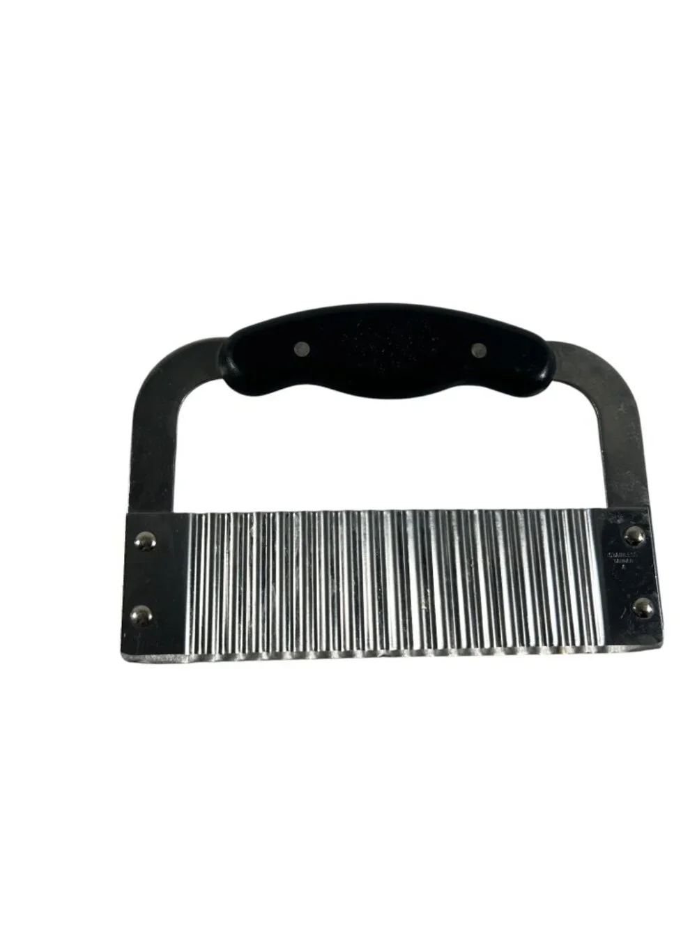 Pampered Chef Straight Edge Crinkle Cutter French Fry Slicer Chopper No Cover 7
